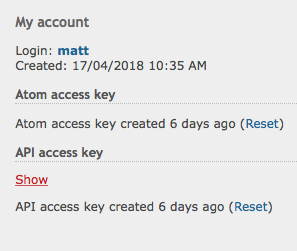 Redmine Find API Key Stage 2