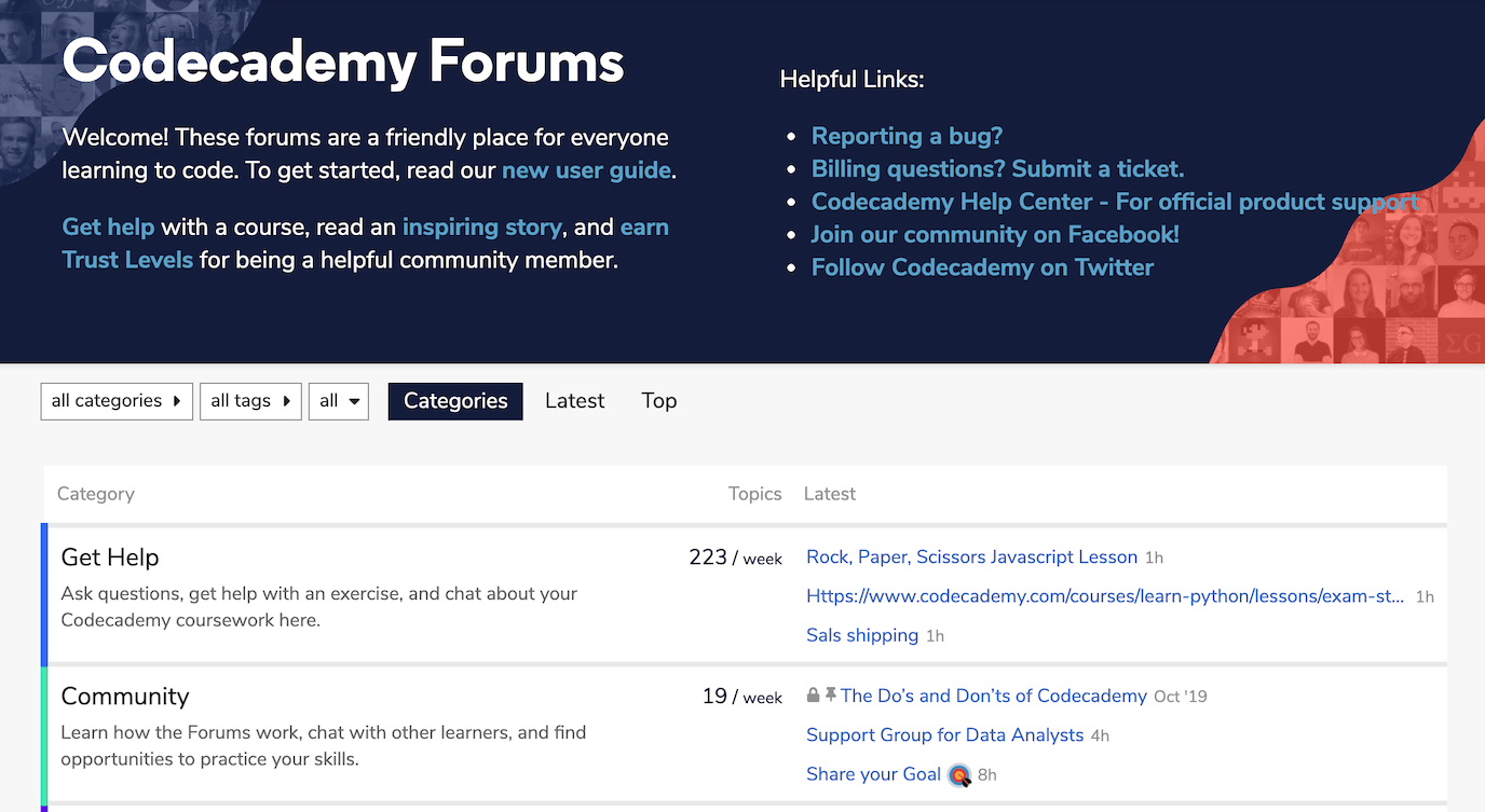 Discourse forum